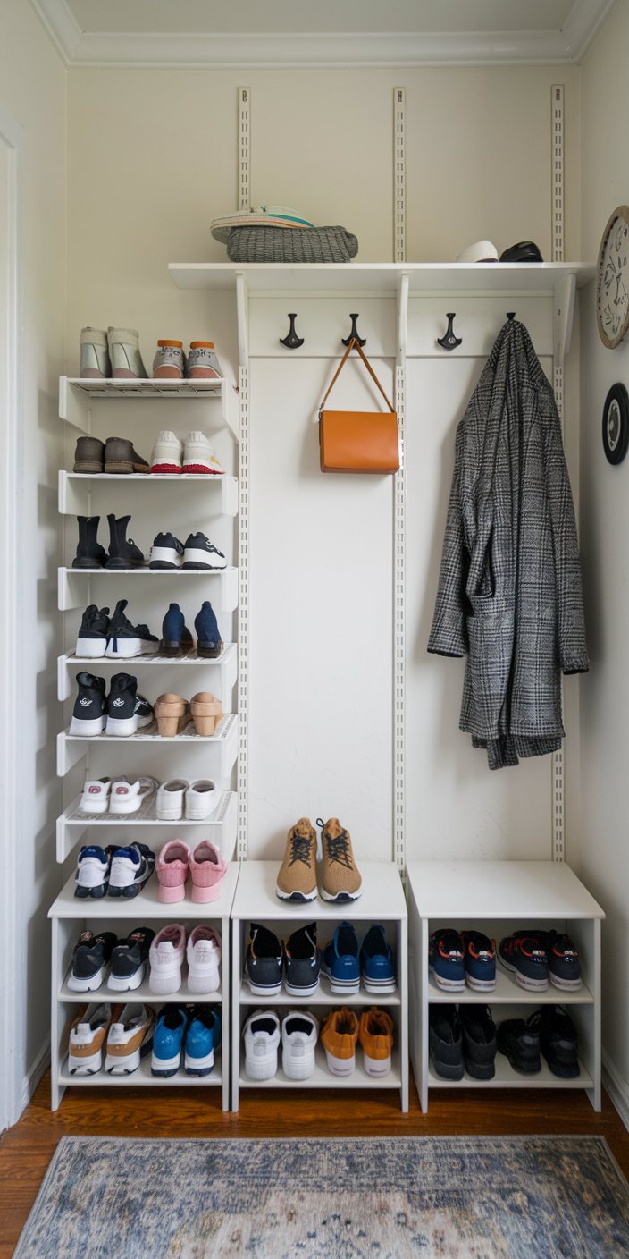 25 Unique Shoe Closet Organization Ideas for Small Spaces, Entryways ...