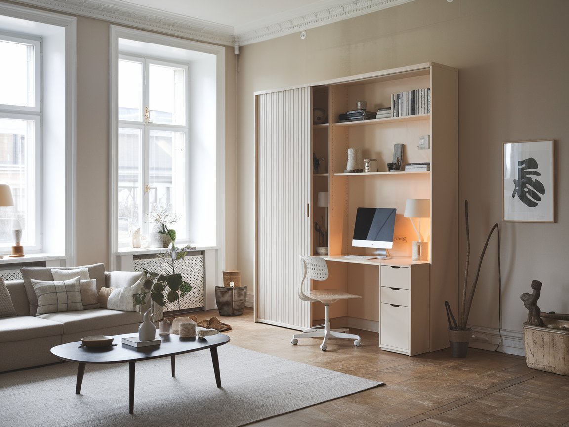 Transform Your Living Room: 26 Creative Home Office Ideas for Cozy ...