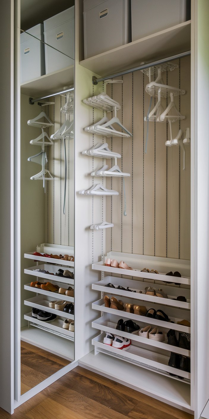 25 Unique Shoe Closet Organization Ideas for Small Spaces, Entryways ...