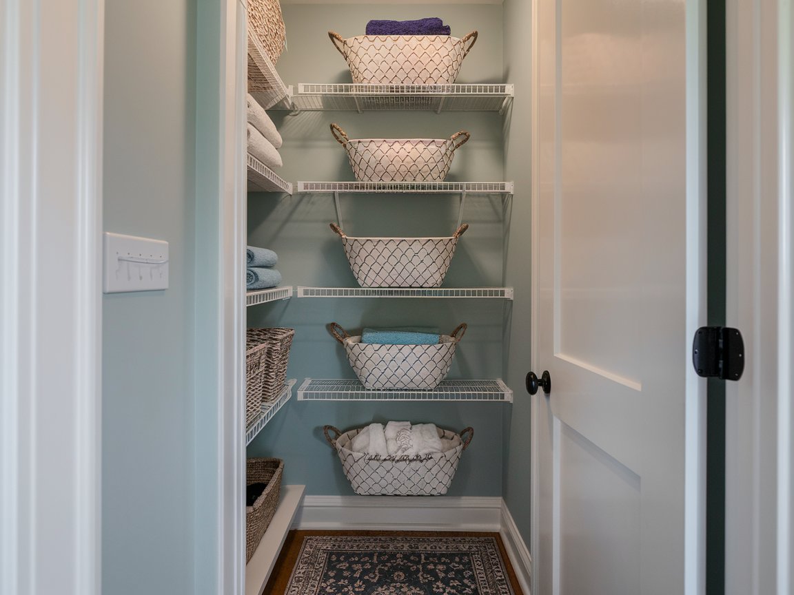 21 Smart Linen Closet Organization Ideas for Hallways, Walk-In Closets ...