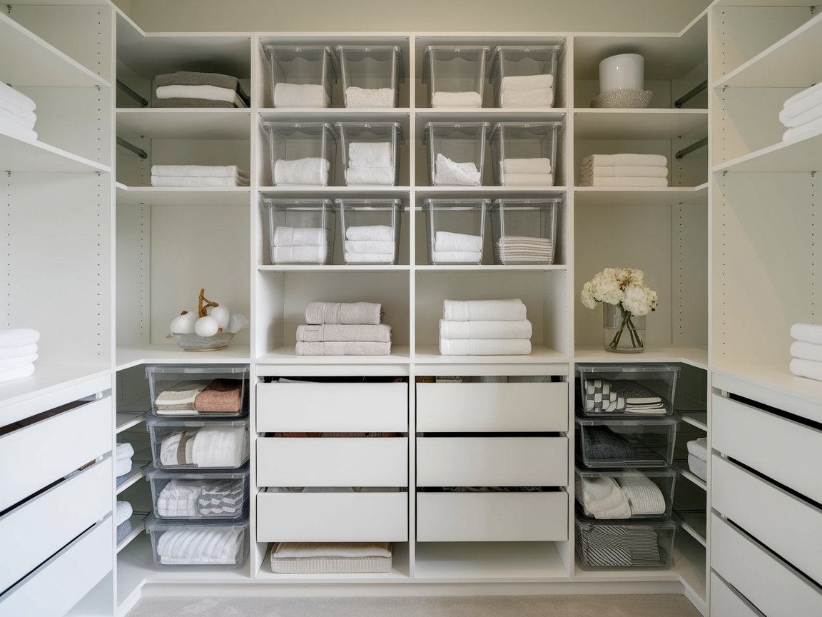 22 Creative Bathroom Linen Closet Organization Ideas for Small Spaces ...