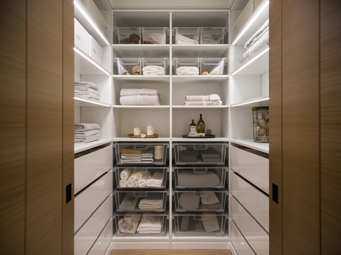 22 Creative Bathroom Linen Closet Organization Ideas for Small Spaces ...