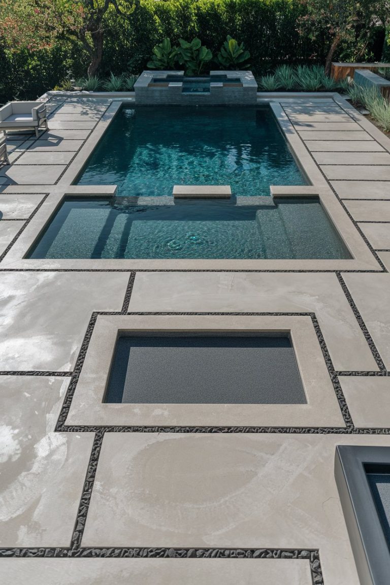 Image showcasing 50 Creative Pool Deck Ideas for 2025 to Transform Your Backyard Into a ...