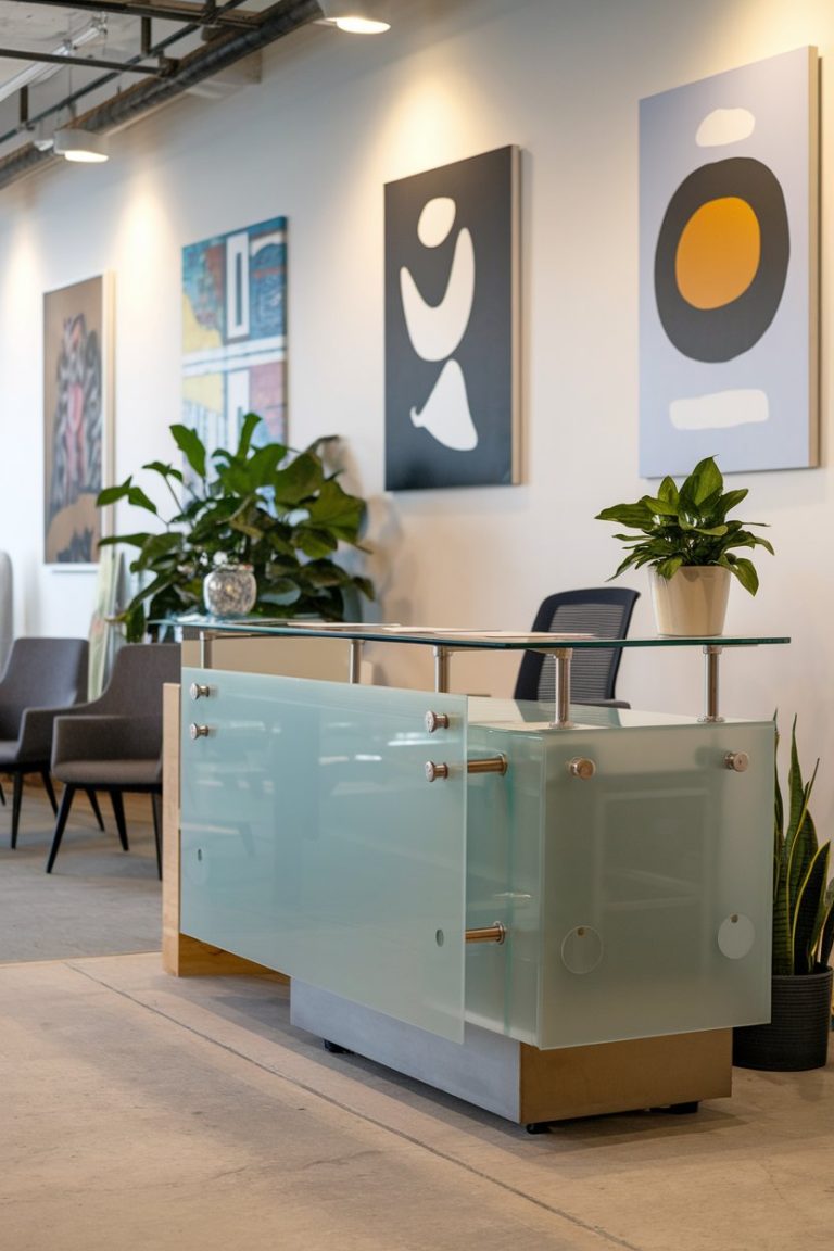 47 Unique Reception Desk Ideas 2025: Modern, Creative Designs for ...