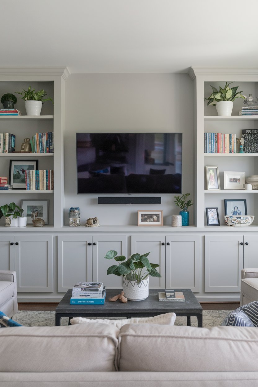 23 Innovative Living Room Shelf Ideas for 2025 | Stylish and Functional ...