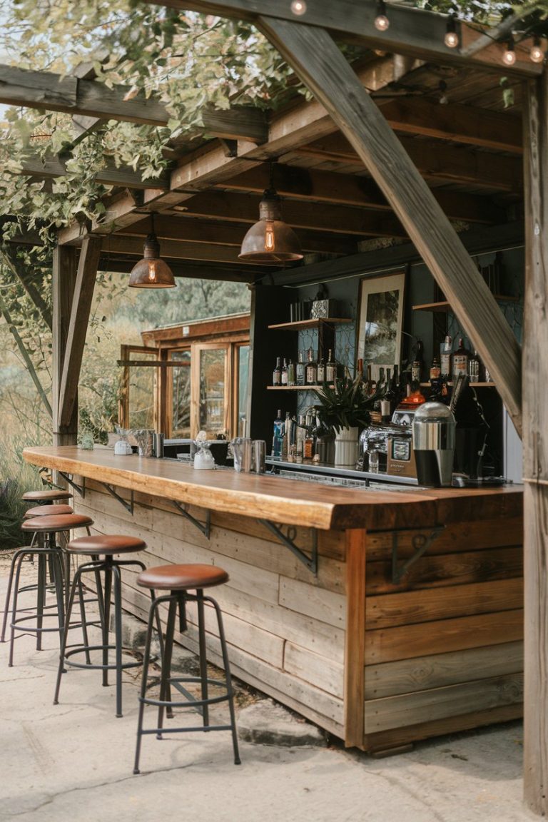 Top 43 Outdoor Patio Bar Ideas for 2025: Modern Designs, Entertaining ...