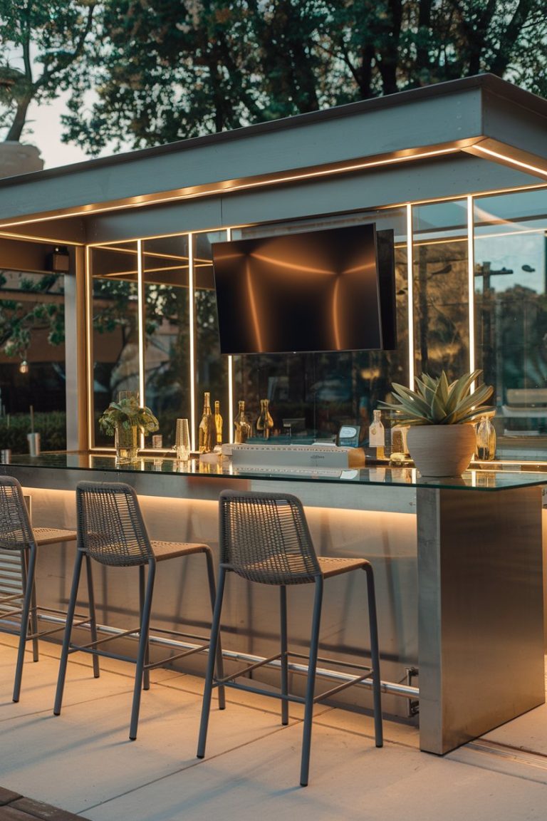 Top 43 Outdoor Patio Bar Ideas for 2025: Modern Designs, Entertaining ...