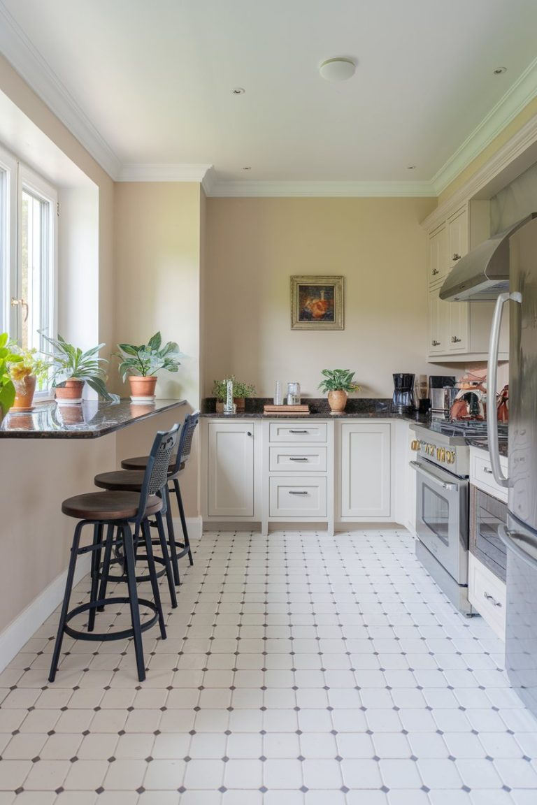 Kitchen Floor Ideas 2025: 48 Stunning Trends – Vinyl, Wood, Marble ...