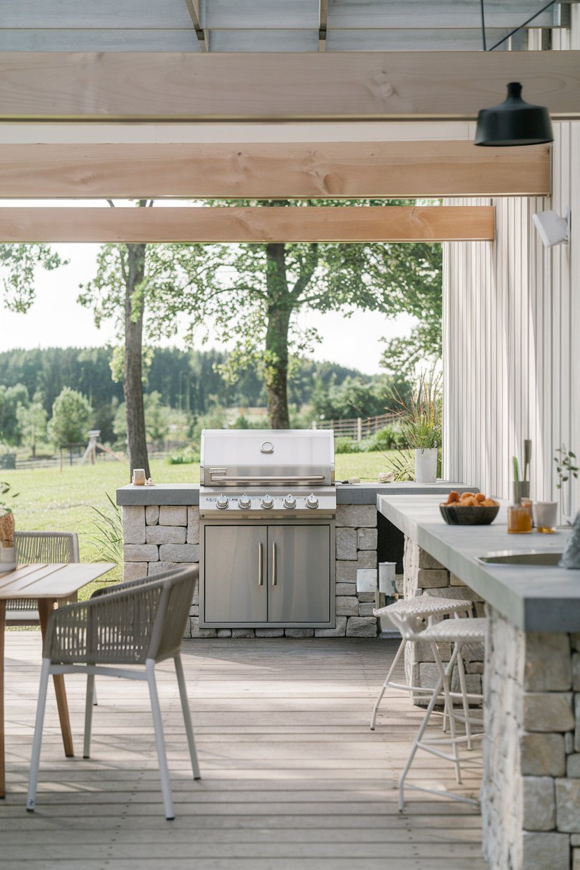 Image showcasing Top 37 Outdoor BBQ Area Ideas for 2025: Stylish, Functional and Budget ...