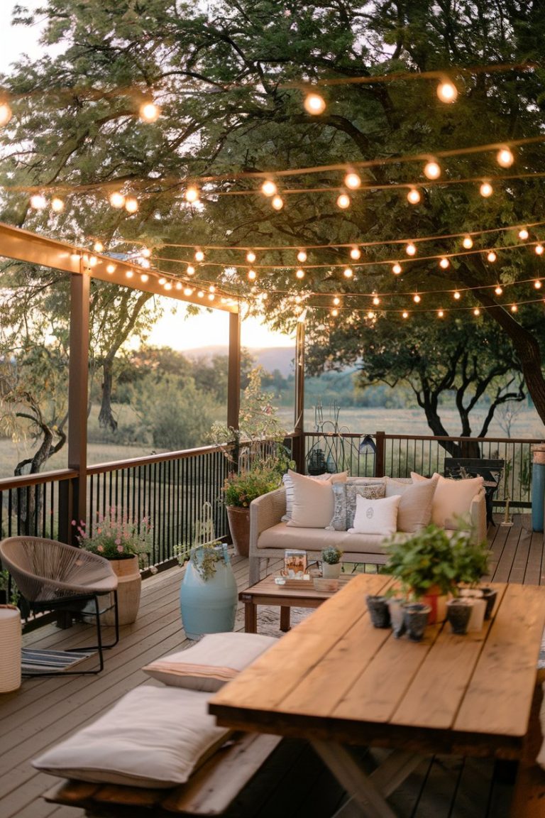 42 Outdoor Deck Ideas 2025: Cozy, Modern, Budget-Friendly & DIY Designs ...