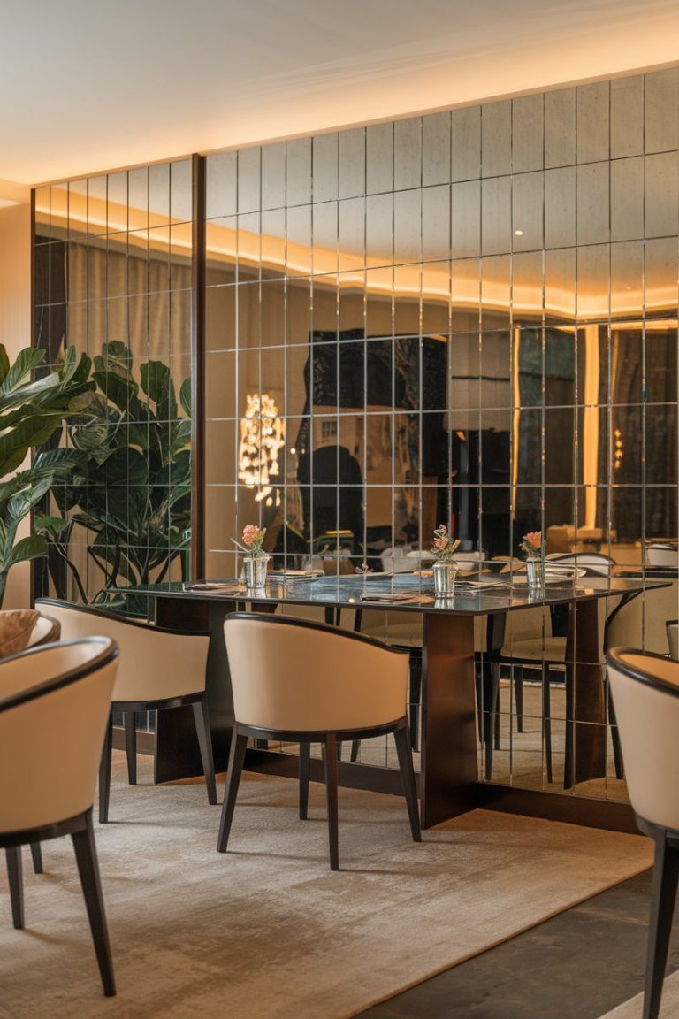 43 Creative Ideas for Decorating with Mirrors in Your Dining Room ...