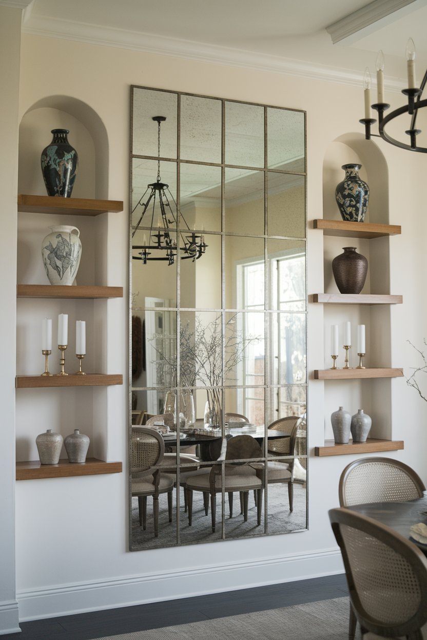 43 Creative Ideas for Decorating with Mirrors in Your Dining Room ...