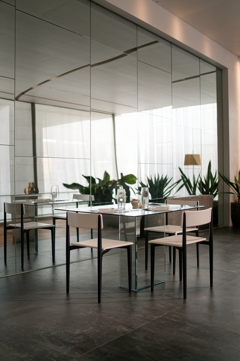 Gallery Detail: 43 Creative Ideas For Decorating With Mirrors In Your Dining