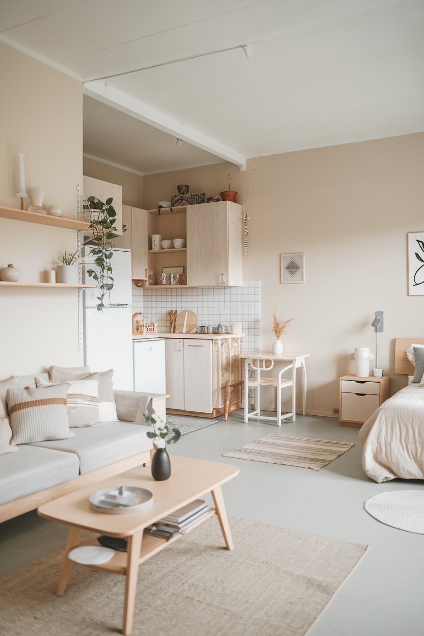 View of Small Apartment Design Ideas 2025: 45 Smart Solutions for Modern ...