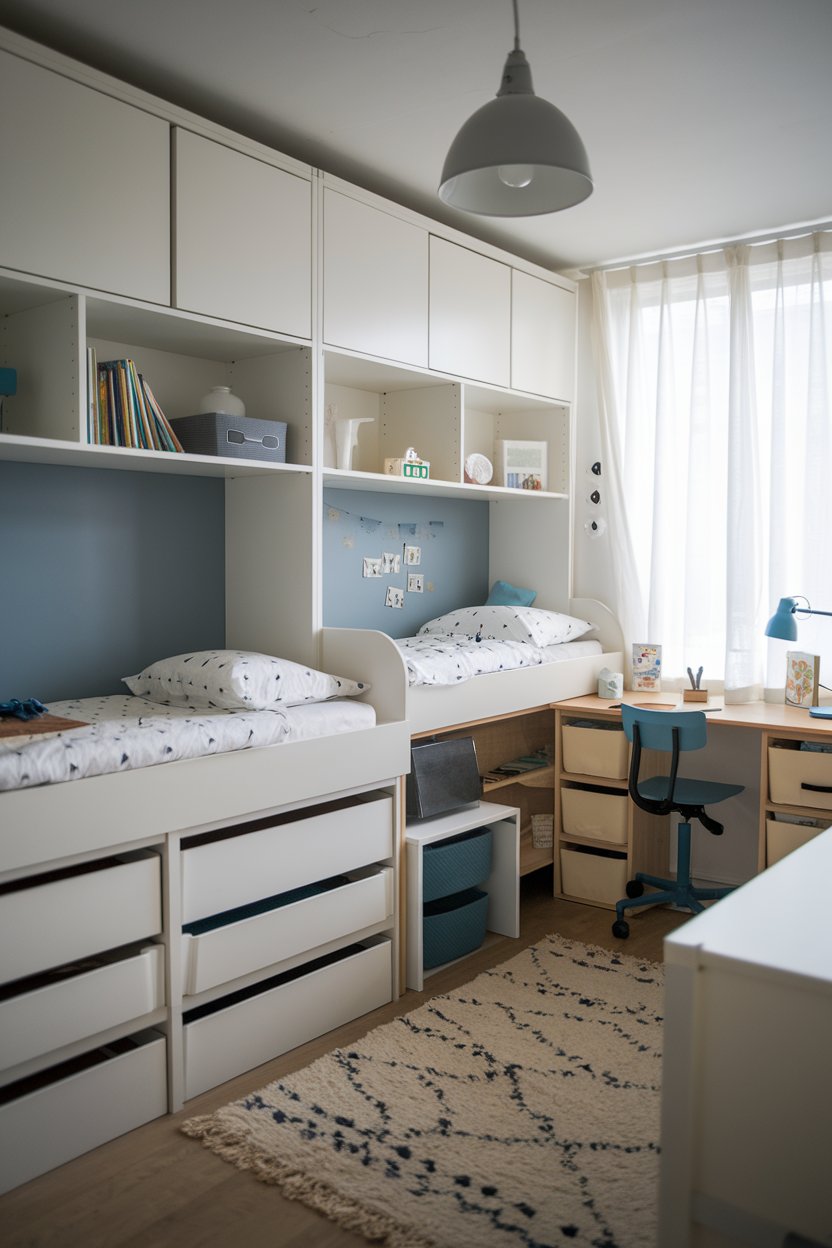 Kids’ Shared Bedroom Ideas 2025: 41 Smart & Stylish Solutions for Small ...