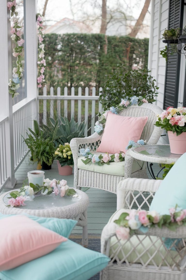 Spring Outdoor Decor 2025: 44 Fresh Ideas for Your Porch, Patio & Front ...
