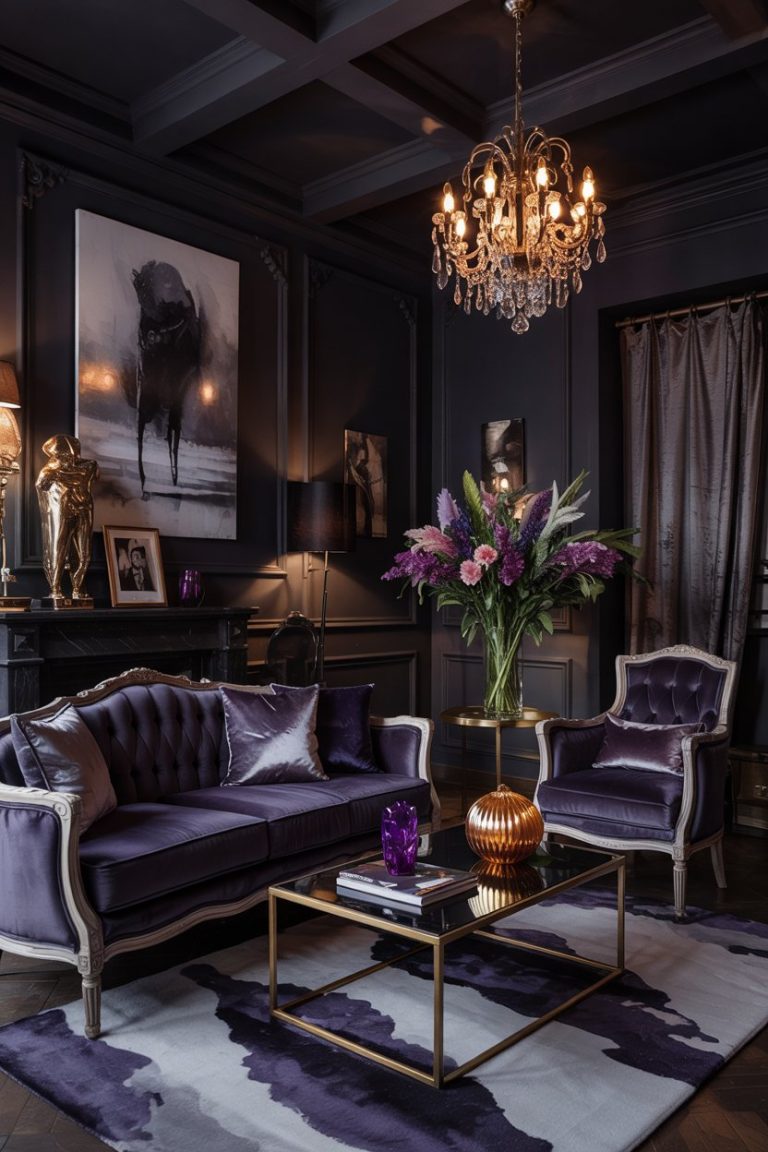43 Black Living Room Ideas 2025: Modern, Elegant & Bold Color Pairings ...