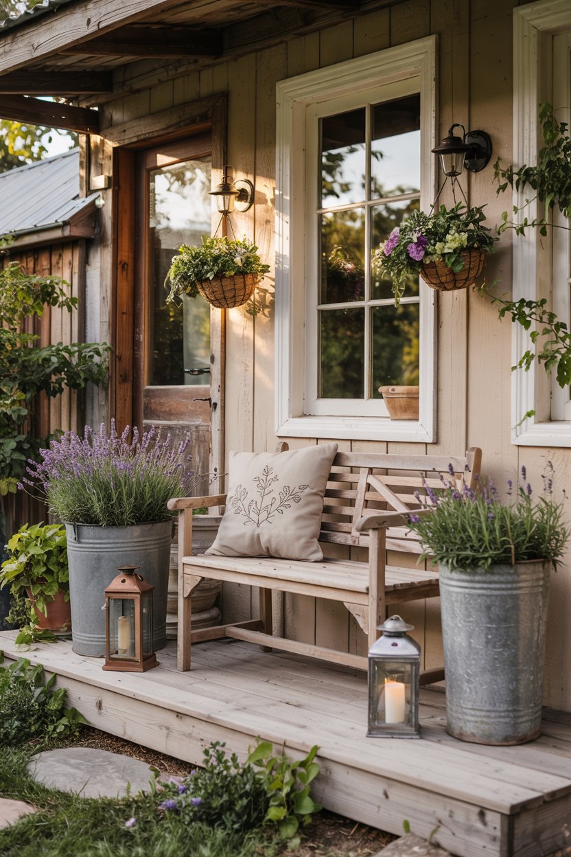 44 Front Porch Decorating Ideas 2025 for Cozy, Rustic, and Budget ...