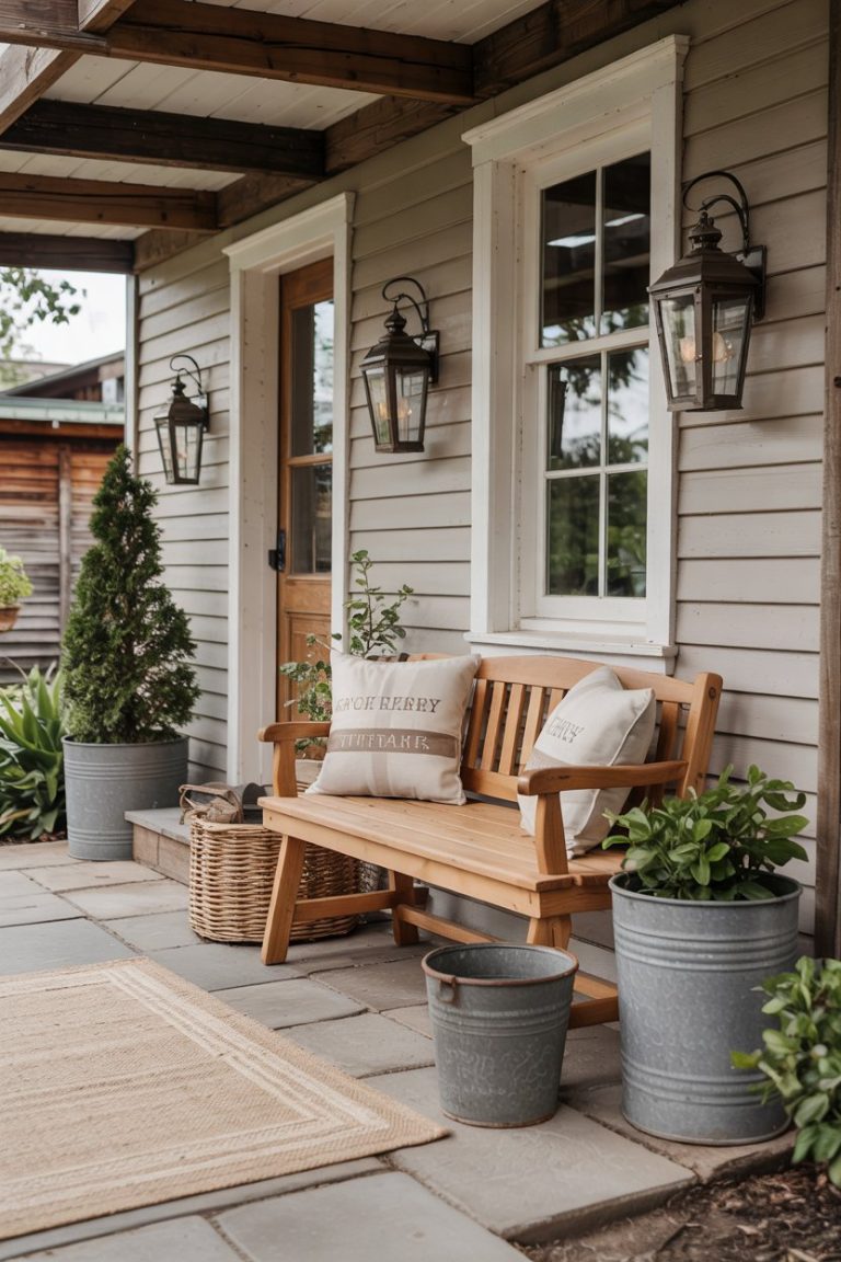 44 Front Porch Decorating Ideas 2025 for Cozy, Rustic, and Budget ...