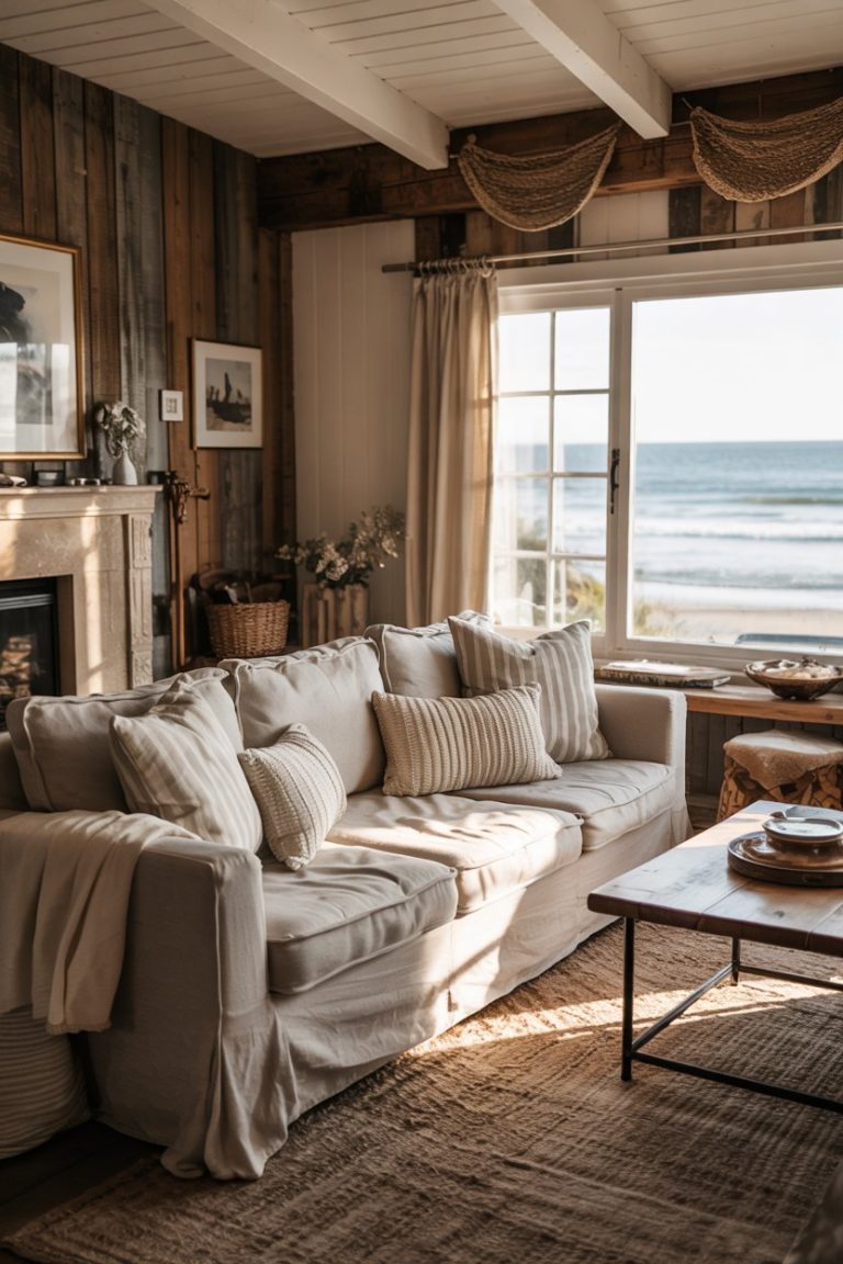 Coastal Living Room 2025: 41 Inspiring Decor Ideas for Calm, Cozy and ...