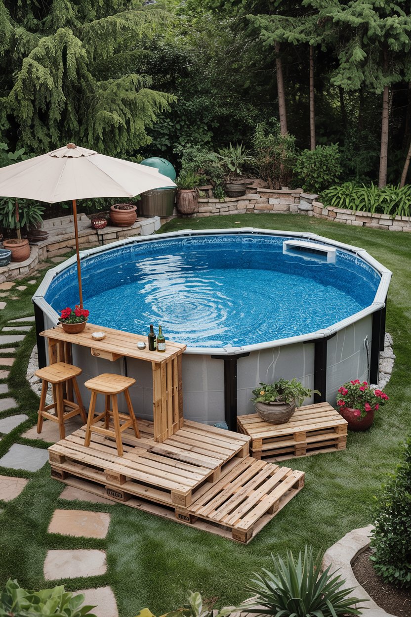 44 Stunning Above Ground Pool Deck Ideas 2025 for Any Yard – Cheap, DIY ...