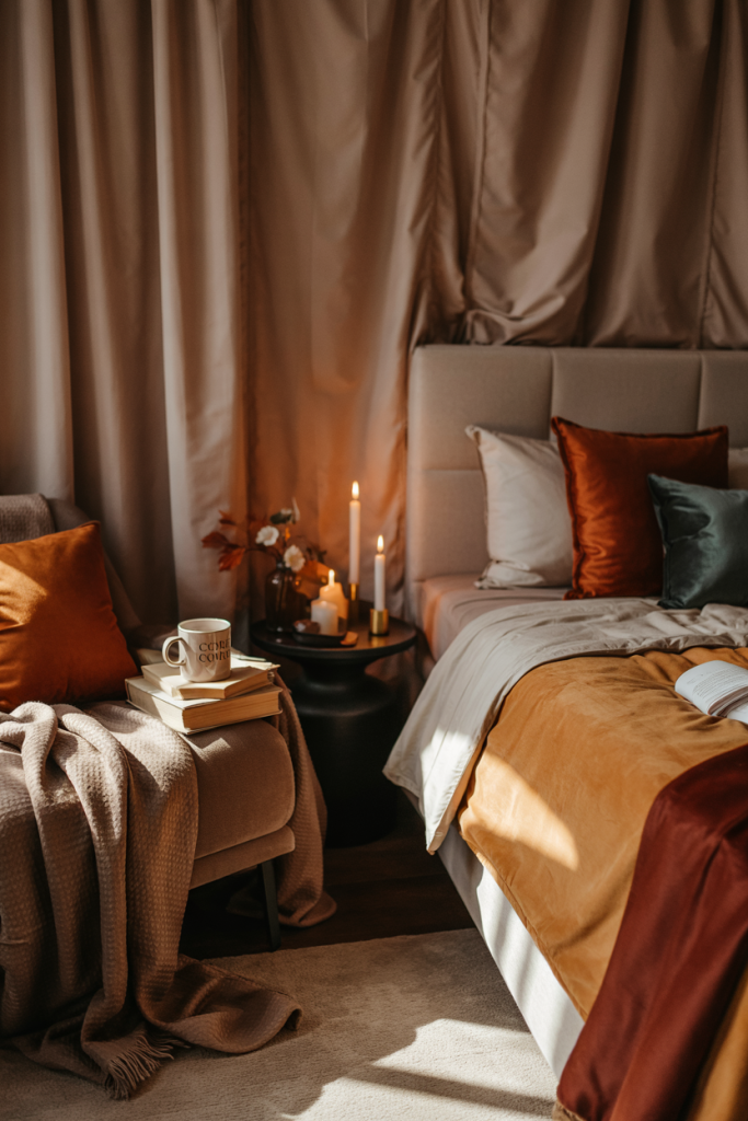38 Cozy Fall Decor Ideas 2025 for Small Porches, Living Rooms, Bedrooms ...