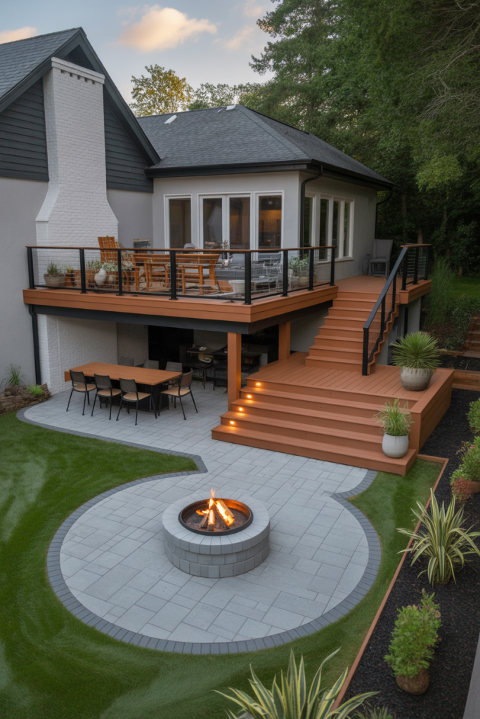 39 Backyard Patio Designs 2026 with Layout, Pool, Pergola, Fire Pit ...