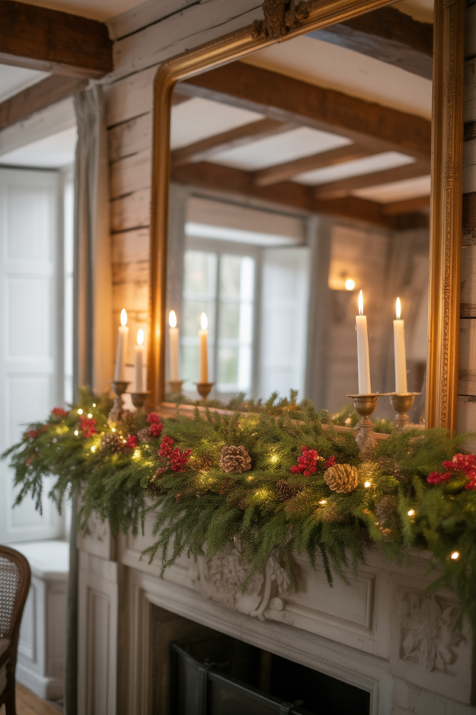 Farmhouse Christmas Decor 2025: 37 Rustic, Cozy, Vintage & DIY Ideas ...