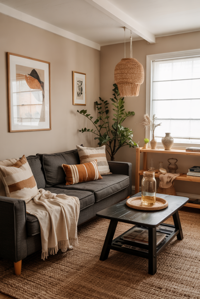 Image showcasing Cozy Living Room Decor 2026 - Warm Earth Tone & Rustic Modern Ideas for ...