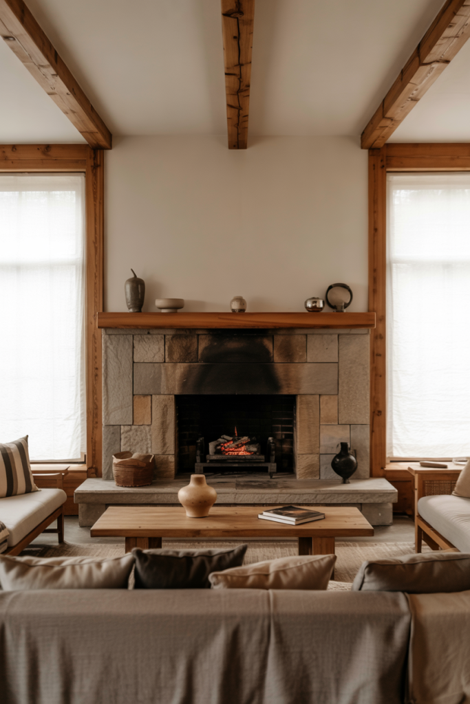 Cozy Living Room Decor 2026 - Warm Earth Tone & Rustic Modern Ideas for ... - Elagant Rustic Apartment Interiors With Earth Tones