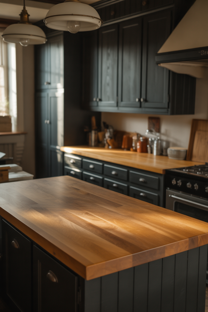Black Kitchen Cabinets 2026: 40 Stylish Ideas with Wood, White ...