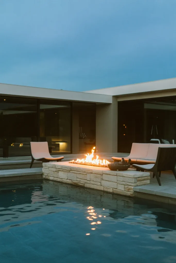 Poolside Fire Pit 32 Fire Pit Ideas Backyard 2026: Modern, DIY, Budget & Small Space ...