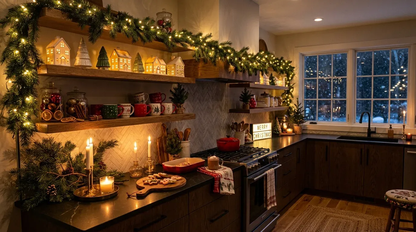 10 Christmas Kitchen Decor Ideas to Warm Homes in 2026 Today |  CompactDecorHub | CompactDecorHub