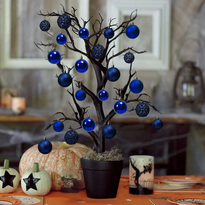 100pcs navy blue christmas balls ornaments xmas christmas - Temu Belgium