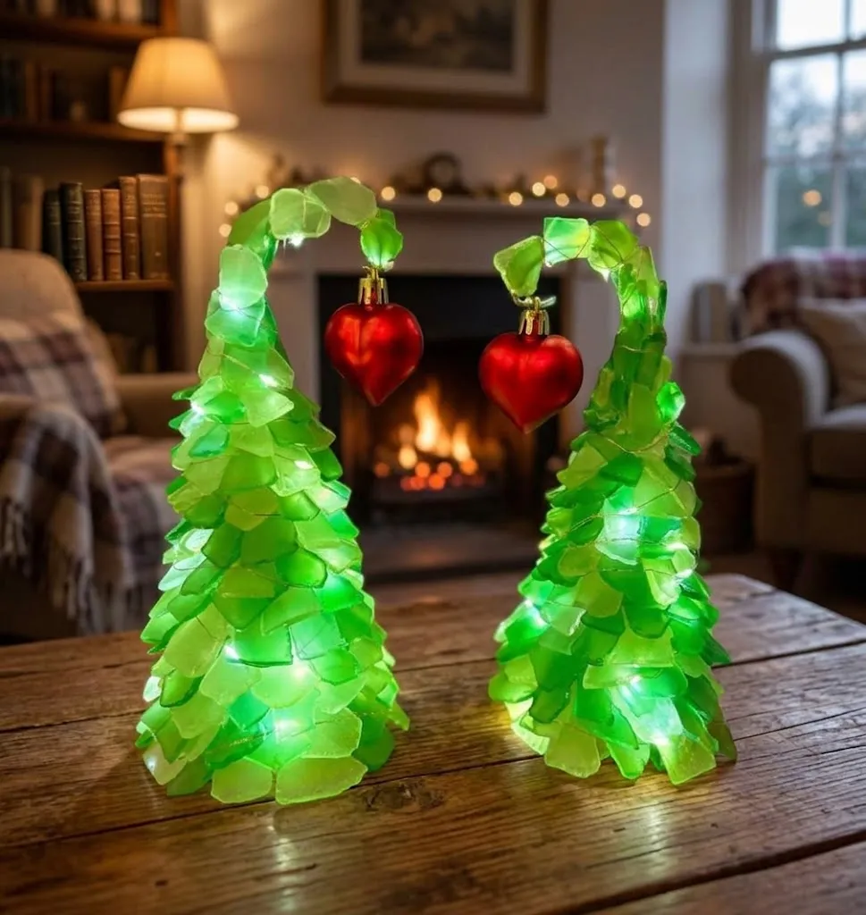 11/3/2026- Tumbled Glass Grinchmas Tree & Gnome Workshop @Art Workz Cr –  Hammer & Stain Newburyport