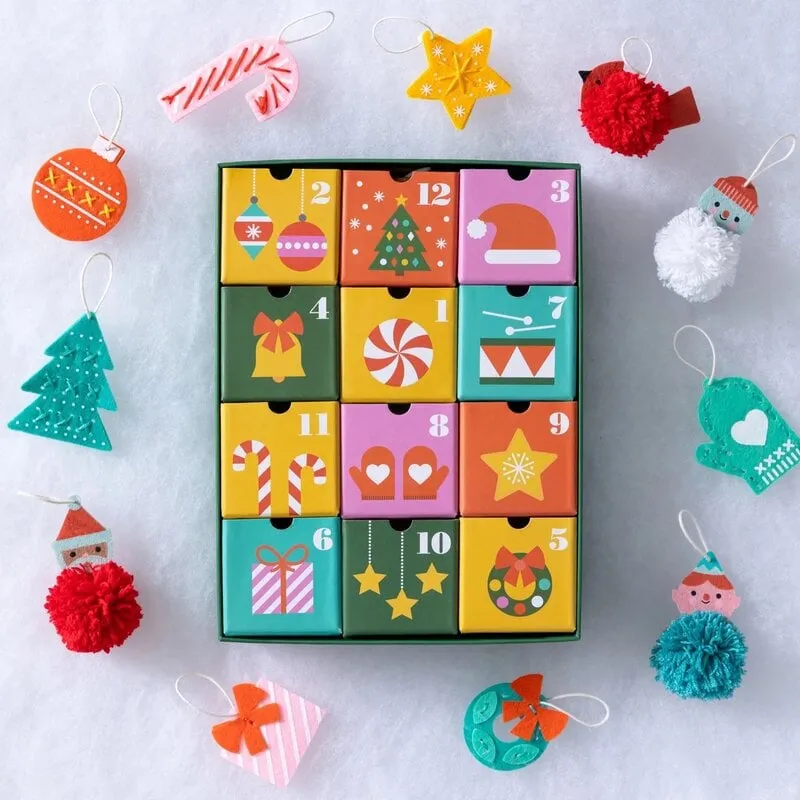 12 Crafts of Christmas Advent Calendar - Pennysmiths Paper