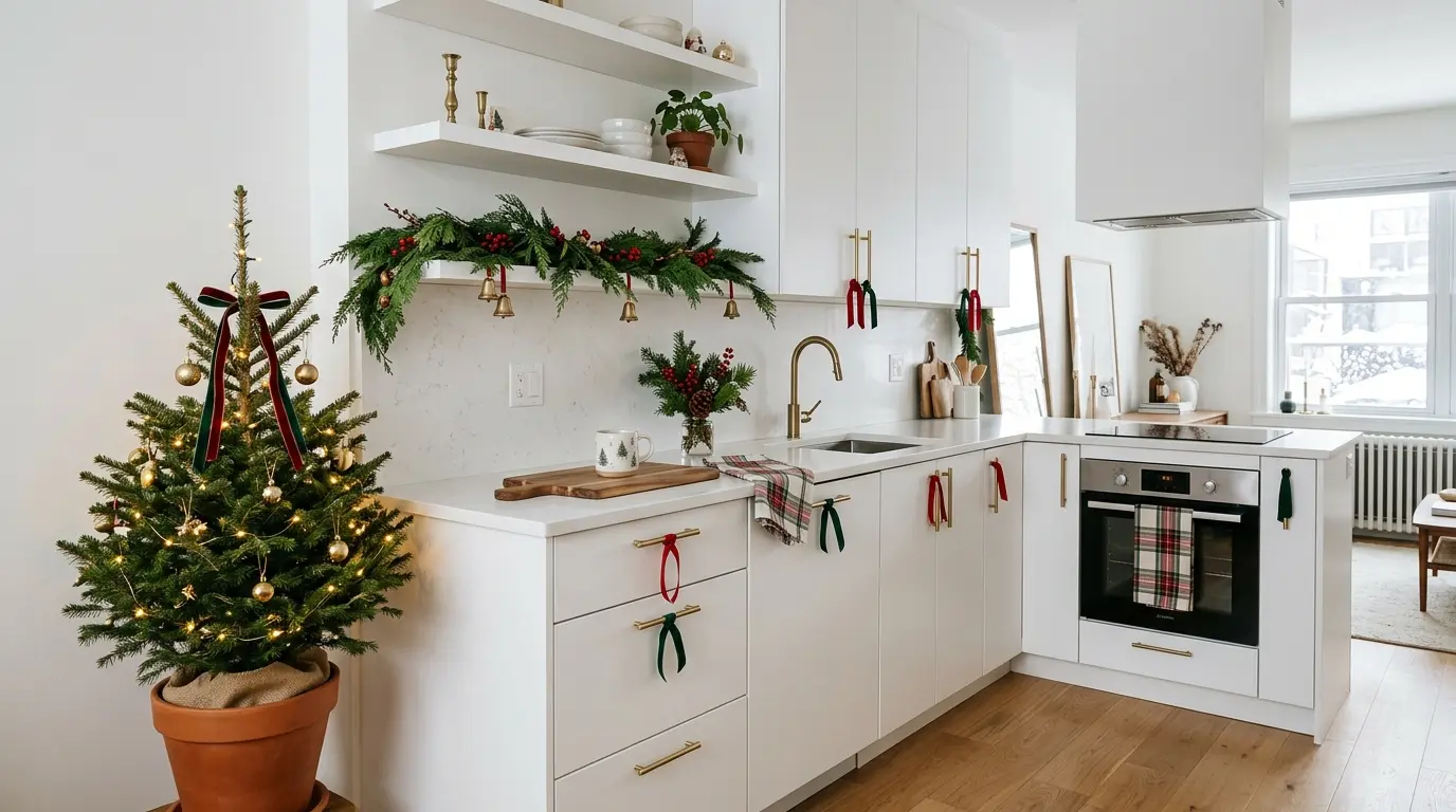 14 Christmas Kitchen Decor Ideas for Small Apartments