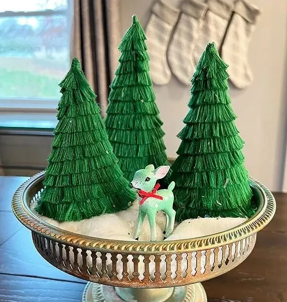 14 Cute DIY Cone Christmas Trees to Craft For the Holidays | Hometalk