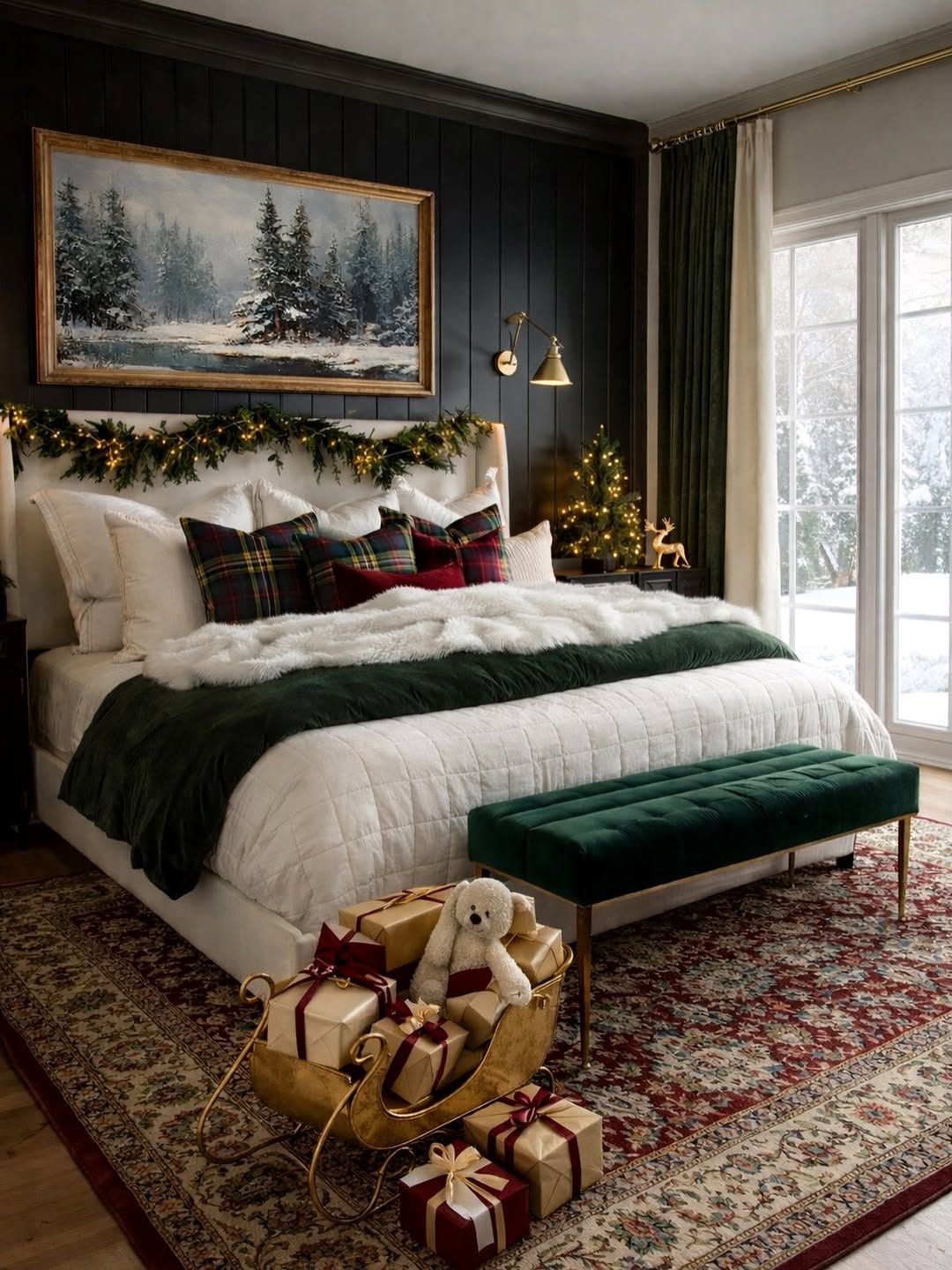 15 Christmas Bedroom Garland Ideas That Add Cheer Without Overwhelming the  Space