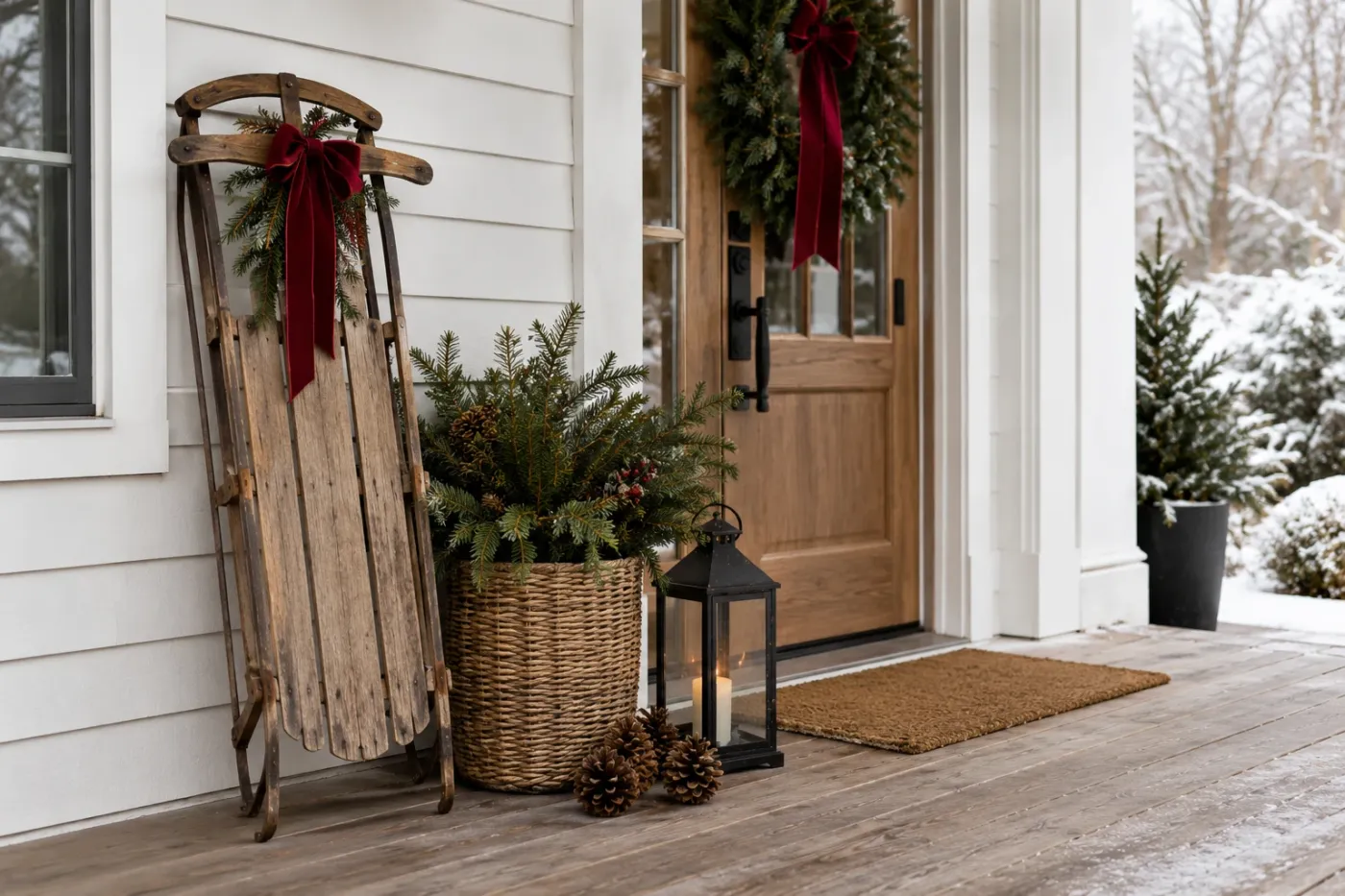 15 Christmas Front Porch Decor Ideas for a Festive Welcome