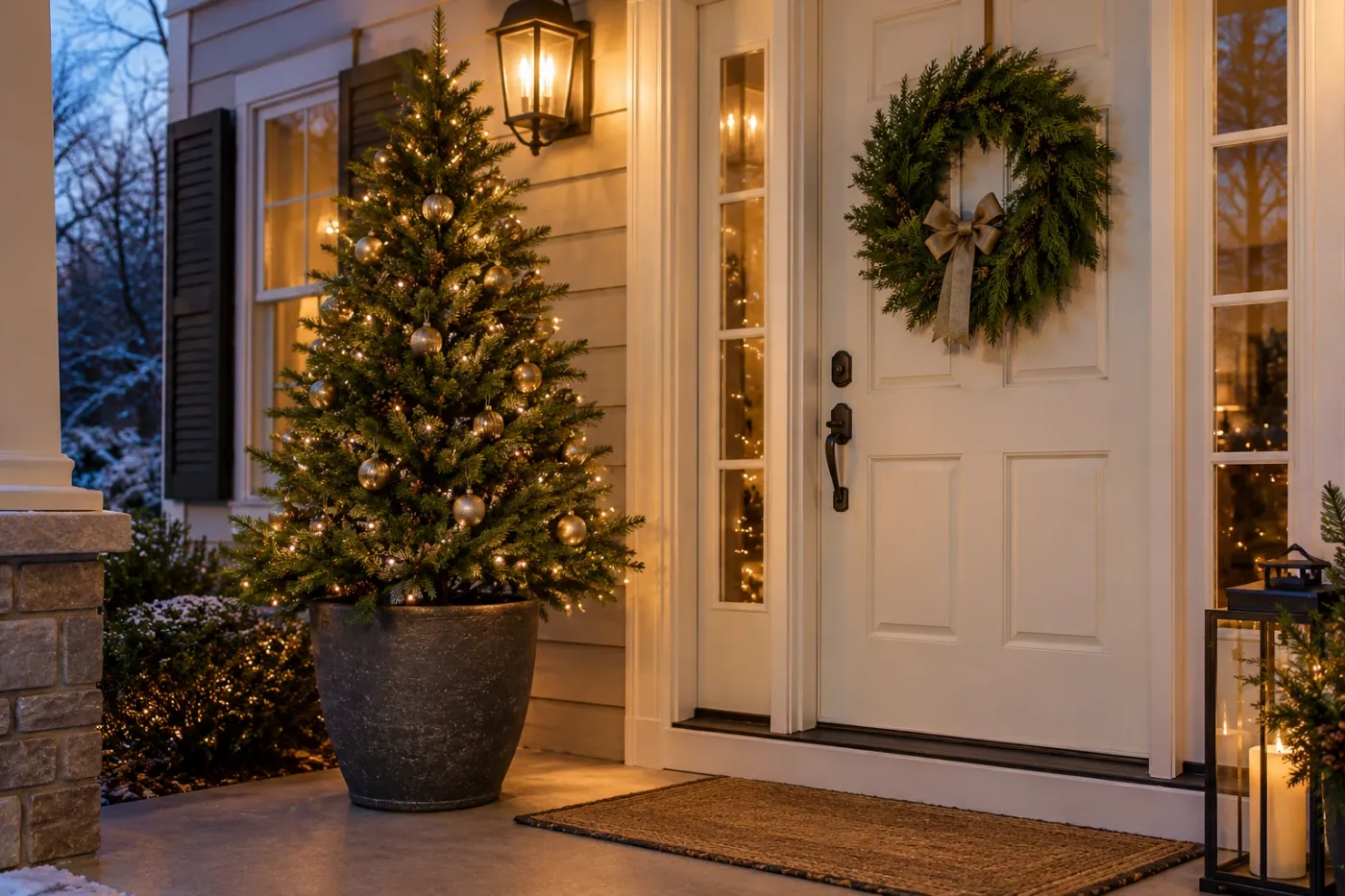 15 Christmas Front Porch Decor Ideas for a Festive Welcome