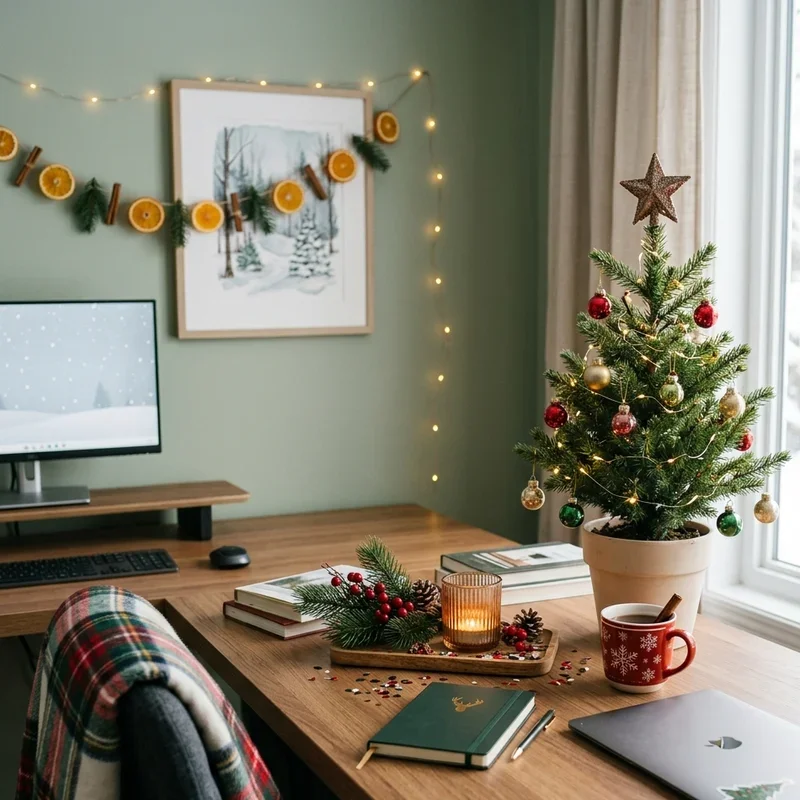 15 Christmas Office Decor Ideas to Brighten Your Workplace