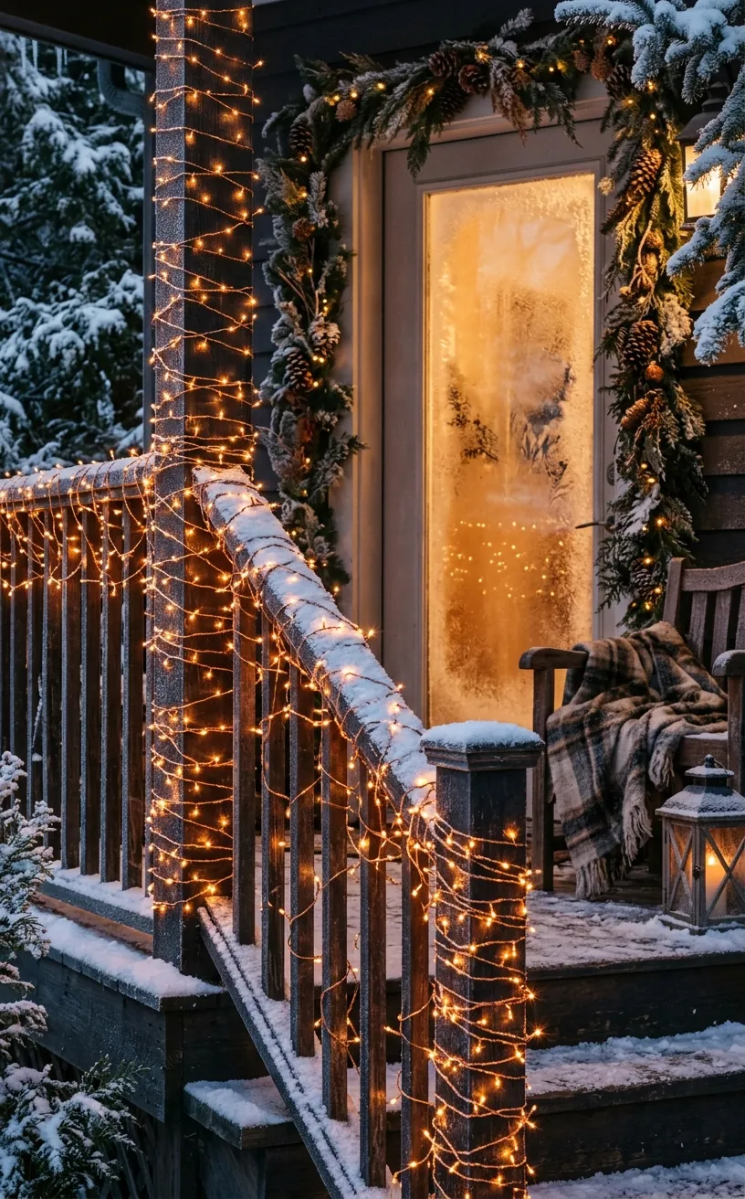 15 Fairy Light Ideas for a Magical Winter Porch - SpaceOfMuse