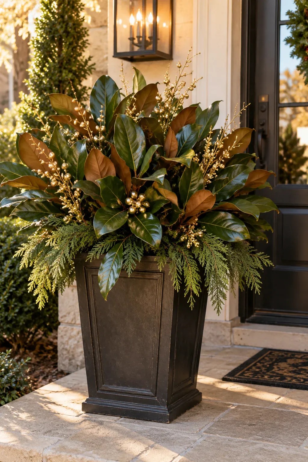 17 Captivating Outdoor Holiday Planters That Earn Their Keep - HavenSprout