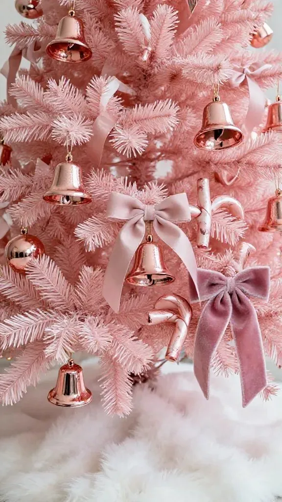 17 Pink Christmas Tree Ideas for a Whimsical and Stylish Holiday: Whimsy Unwrapped - Aarvi Home Decor