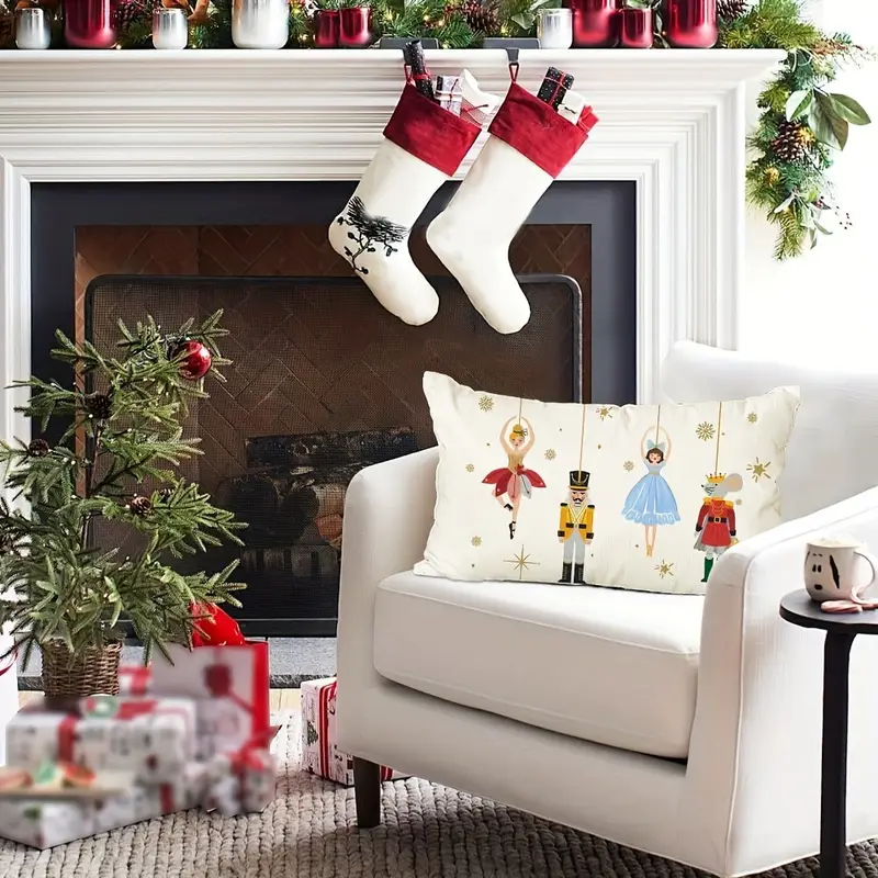 1pc contemporary style christmas pillow cover 12x20 inch - Temu Bahrain