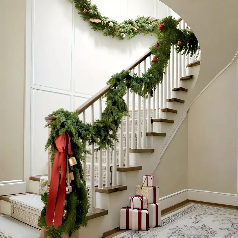 1pc realistic artificial soft cedar garland 72 inch natural - Temu