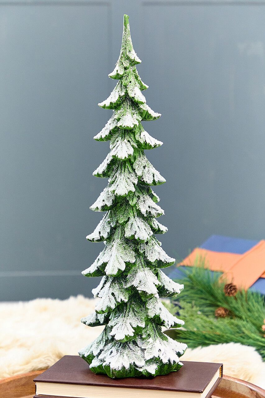 20' Resin Frosted Snow Tree