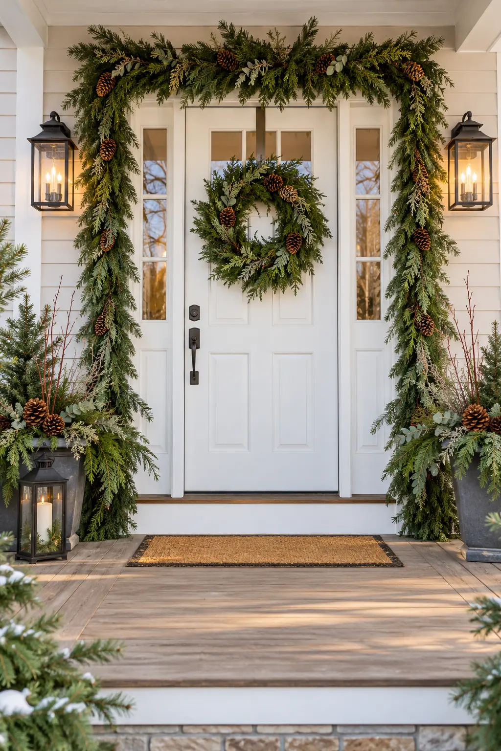 27 Beautiful Winter Porch Decorating Ideas for a Charming Seasonal Look