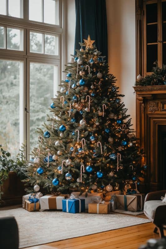 28 Blue Christmas Tree Decorations for a Unique, Magical Holiday